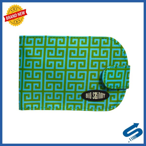 Slim Bi-Fold Wallet Holds 25 Cards Compact Nylon Microfiber